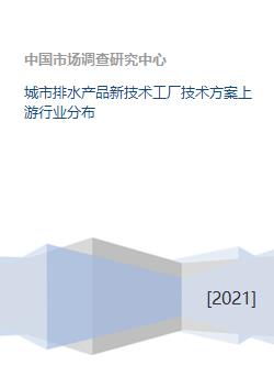 城市排水產(chǎn)品新技術(shù)工廠技術(shù)方案上游行業(yè)分布與技術(shù)咨詢分析